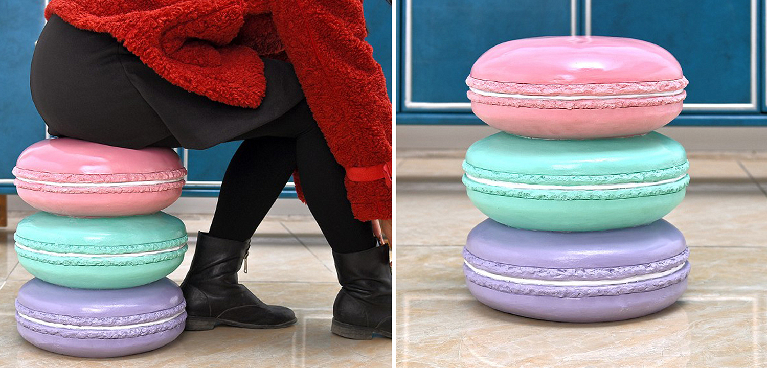 Приставной табурет Макарон Three Macaroon Stool Приставной табурет Макарон Three Macaroon Stool - Loft-Concept в Саратове