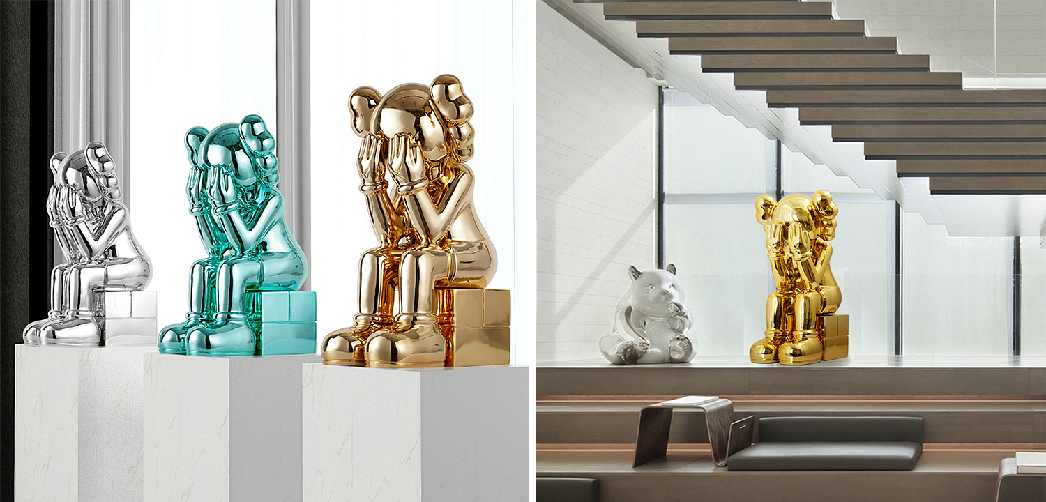 Статуэтка KAWS Passing Through Gold Статуэтка KAWS Passing Through Gold - Loft-Concept в Саратове