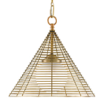 Подвесной светильник в форме конуса с фактурным абажуром Flawless Form варинант исполнения - 1 | Loft Concept в Саратове