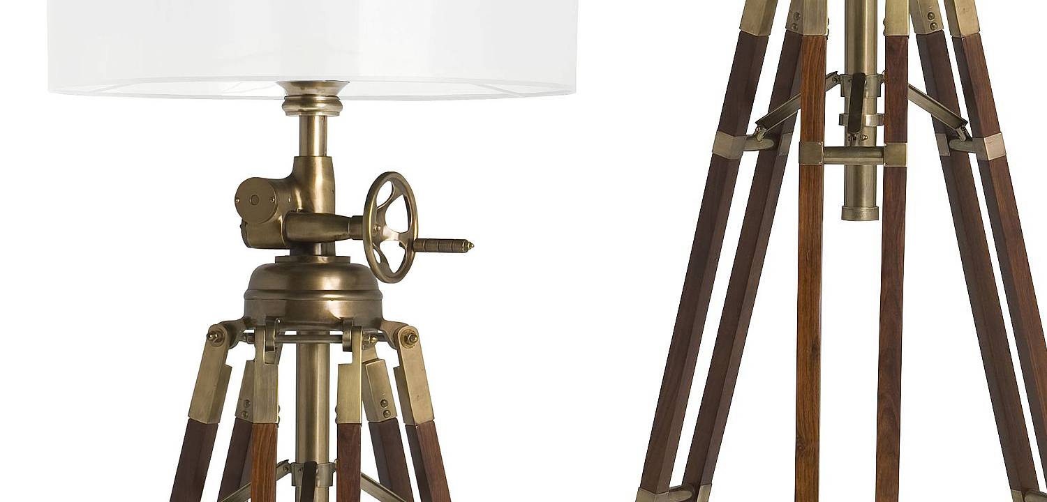 Торшер Eichholtz Floor Lamp Royal Marine Cream Торшер Eichholtz Floor Lamp Royal Marine Cream - Loft-Concept в Саратове