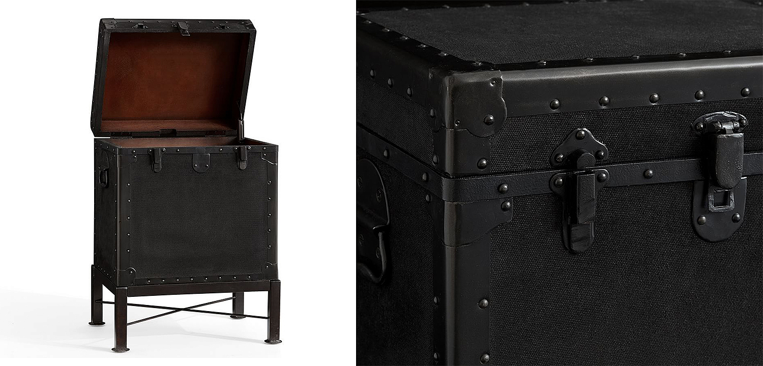 Сундук Vintage Chests small black Сундук Vintage Chests small black - Loft-Concept в Саратове