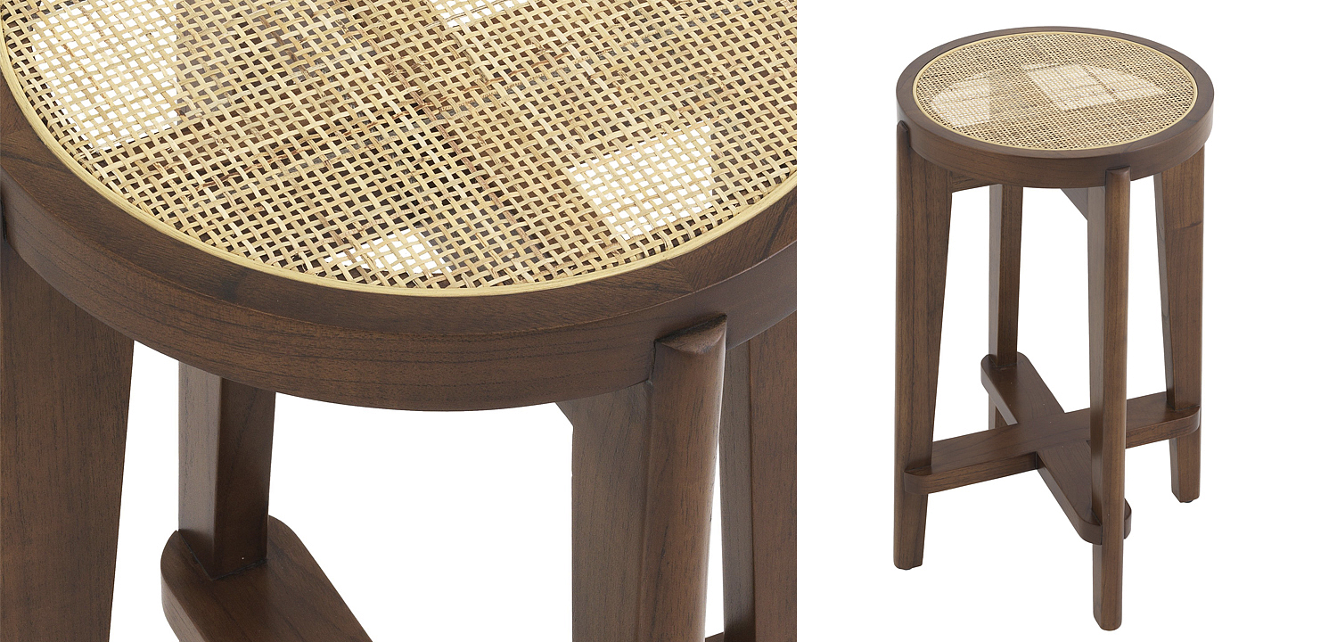 Полубарный стул Eichholtz Counter Stool Dareau brown Полубарный стул Eichholtz Counter Stool Dareau brown - Loft-Concept в Саратове