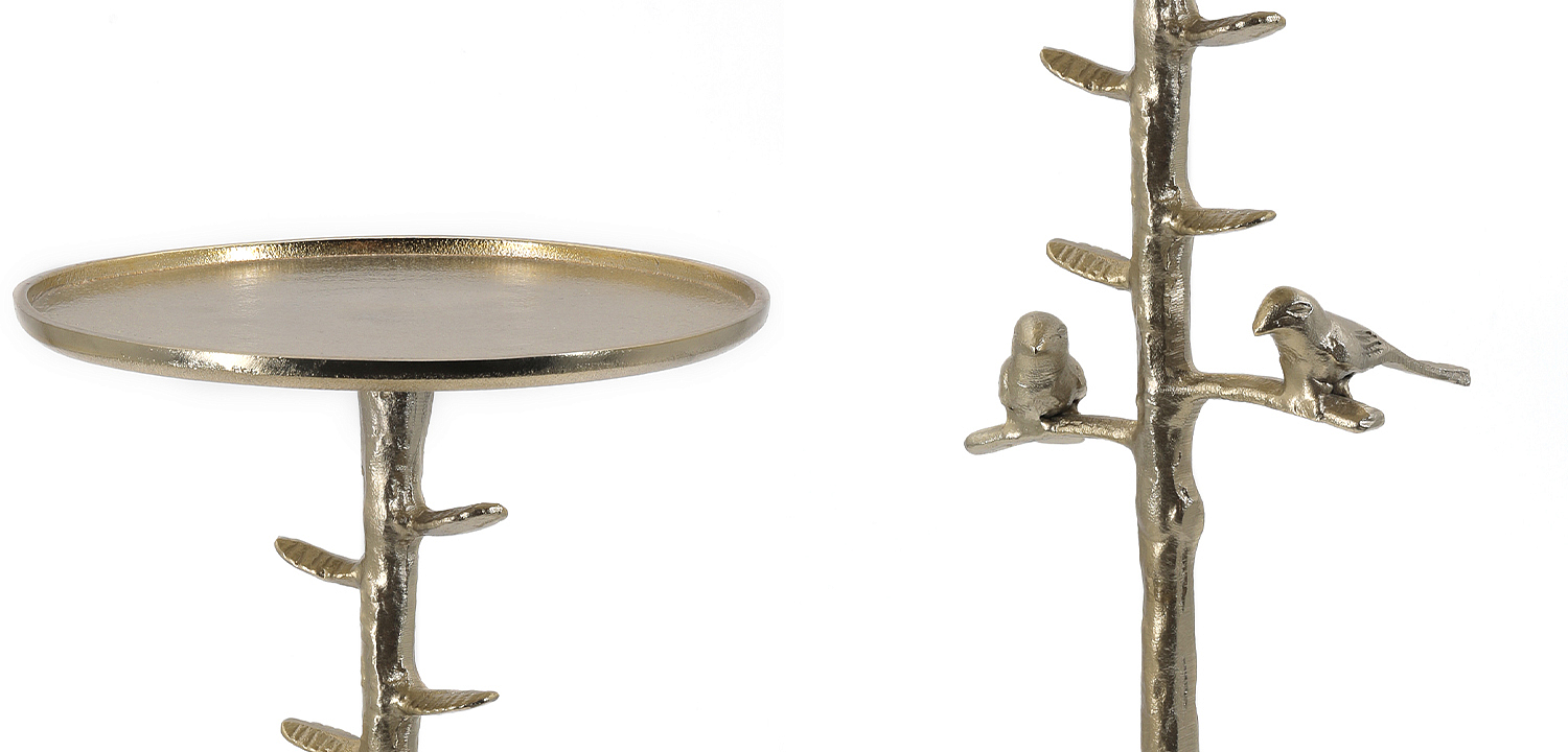 Приставной стол Piaf Gold Drinks Table Приставной стол Piaf Gold Drinks Table - Loft-Concept в Саратове