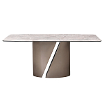 Стол обеденный керамический серый Servorios варинант исполнения - 1 | Loft Concept в Саратове