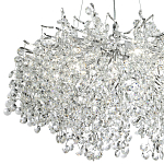 Люстра с хрустальными подвесками на металлических ветках Fairytree Light Silver Chandelier 14 варинант исполнения - 3 | Loft Concept в Саратове