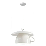 Подвесные светильники в виде белой посуды Flower Reversal варинант исполнения - 8 | Loft Concept в Саратове