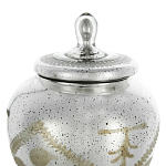 Ваза из стекла с крышкой и декоративными узорами Chinoiserie Ceramics варинант исполнения - 2 | Loft Concept в Саратове