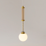 Подвесной светильник со стеклянными вставками Helios варинант исполнения - 2 | Loft Concept в Саратове