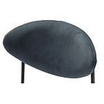 Стул металлический с мягкой спинкой и сиденьем из велюра Alfie Chair варинант исполнения - 6 | Loft Concept в Саратове