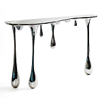 Дизайнерская Консоль Melting Silver Console Zhipeng Tan варинант исполнения - 2 | Loft Concept в Саратове
