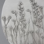 Панно Серые цветы варинант исполнения - 3 | Loft Concept в Саратове