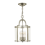 Подвесной светильник с прозрачным стеклянным цилиндрическим плафоном в классическом стиле на цепи Hinkley варинант исполнения - 9 | Loft Concept в Саратове