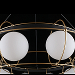 Люстра подвесная круглая с белыми плафонами Martin варинант исполнения - 5 | Loft Concept в Саратове