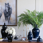 Ваза с крышкой однотонная Высота 48 см Chinoiserie Ceramics варинант исполнения - 4 | Loft Concept в Саратове