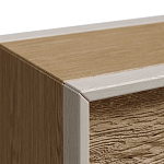 Комод 8 ящиков с подсветкой на рельефном фасаде Warm Industrial варинант исполнения - 3 | Loft Concept в Саратове