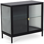 Сервант двухдверный с рифленым стеклом The Keeper варинант исполнения - 1 | Loft Concept в Саратове