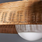 Люстра круглая из ротанга Long Lasting Chandelier варинант исполнения - 3 | Loft Concept в Саратове