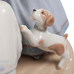 Статуэтка фарфоровая Девочки с собачками Charming Statuette варинант исполнения - 2 | Loft Concept в Саратове