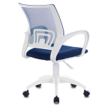 Офисное кресло с основанием из белого пластика Desk chairs Blue варинант исполнения - 2 | Loft Concept в Саратове