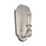 Бра серебрянного цвета с лампой в виде свечи на изогнутой ножке Feiss варинант исполнения - 1 | Loft Concept в Саратове