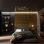 Гипсовая 3D панель с принтографией PM-02 варинант исполнения - 1 | Loft Concept в Саратове