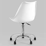 Офисный стул на металлическом основании EGGERY White пластик варинант исполнения - 4 | Loft Concept в Саратове
