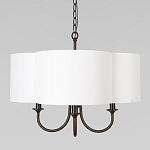 Люстра с белым текстильным абажуром Vitorino  варинант исполнения - 1 | Loft Concept в Саратове