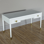 Письменный стол Elsa Dreams White Шпон дерево с двумя ящиками варинант исполнения - 2 | Loft Concept в Саратове