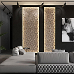 Гипсовая 3D панель с принтографией PM-50 варинант исполнения - 5 | Loft Concept в Саратове