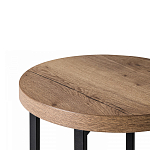Стол журнальный круглый в стиле лофт Urban Style Space варинант исполнения - 2 | Loft Concept в Саратове