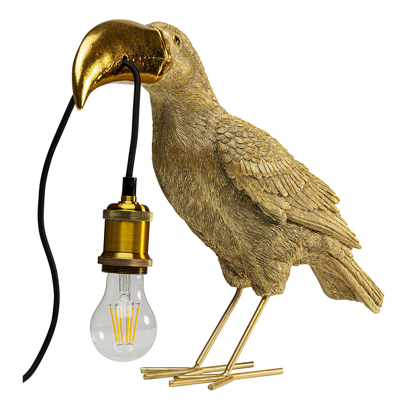 Настольная лампа Золотой Тукан Золотой в Саратове | Loft Concept 