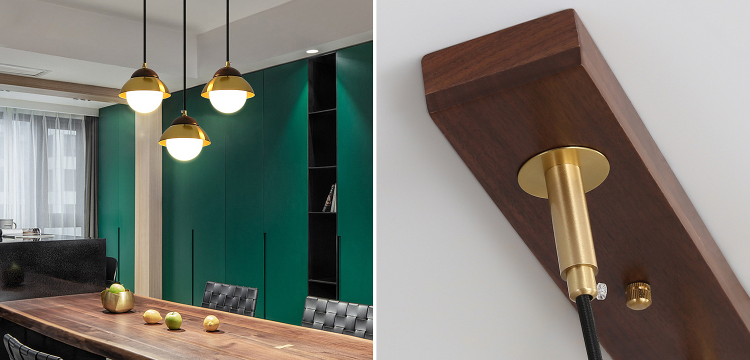Линейный светильник Roch Linear Pendant Wooden Eco Light Линейный светильник Roch Linear Pendant Wooden Eco Light - Loft-Concept в Саратове