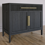 Буфет Primo с двумя ящиками и двумя фасадами Черный дуб варинант исполнения - 3 | Loft Concept в Саратове