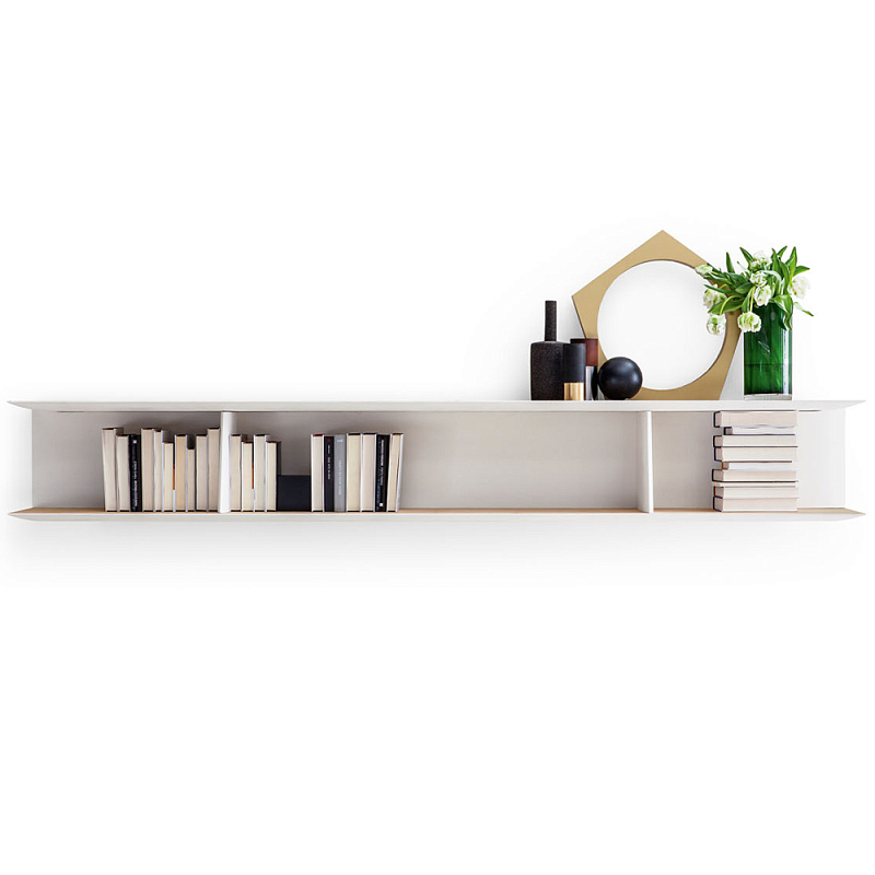 Дизайнерская подвесная полка Gio Ponti D.355.1 - D.355.2 Hanging Bookcase Белый Древесина Дизайнерская подвесная полка Gio Ponti D.355.1 - D.355.2 Hanging Bookcase Белый Древесина в Саратове | Loft Concept