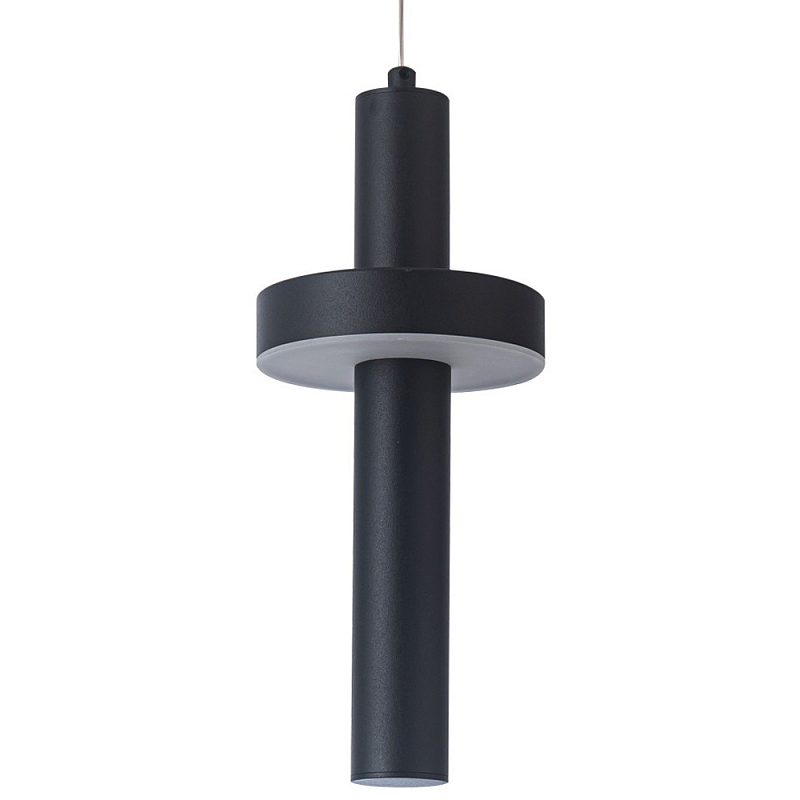 Подвесной светильник Flos Black Metal Acrylic Hanging Lamp Черный Подвесной светильник Flos Black Metal Acrylic Hanging Lamp Черный в Саратове | Loft Concept