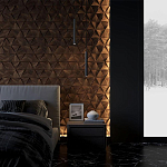 Гипсовая 3D панель с принтографией PM-50 варинант исполнения - 3 | Loft Concept в Саратове