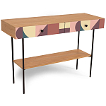 Консоль с принтом на ящиках Elise Console Table варинант исполнения - 16 | Loft Concept в Саратове