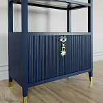 Стеллаж со стеклянными полками Elsa Dreams Blue варинант исполнения - 2 | Loft Concept в Саратове