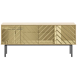 Длинная тумба с зеркальным декором Serena варинант исполнения - 2 | Loft Concept в Саратове