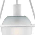 Бра белое с матовым стеклянным плафоном в форме шара White Lighthouse варинант исполнения - 1 | Loft Concept в Саратове