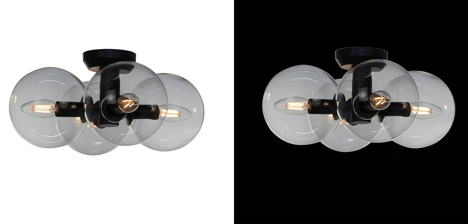 Потолочный светильник Modo 4 Globes Ceiling Lamp 30 Потолочный светильник Modo 4 Globes Ceiling Lamp 30 - Loft-Concept в Саратове