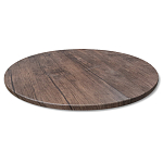 Стол журнальный c коричневой круглой столешницей на четырех металлических ножках Charm Coffee Table варинант исполнения - 2 | Loft Concept в Саратове