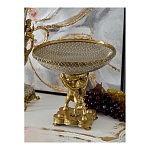 Чаша фарфоровая на двух бронзовых ангелах Eden Garden варинант исполнения - 3 | Loft Concept в Саратове