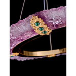 Люстра в форме кольца розовая Warm Pink Light варинант исполнения - 4 | Loft Concept в Саратове