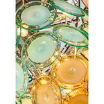 Люстра конусовидная с каскадом из разноцветных круглых подвесов Key Lustar варинант исполнения - 1 | Loft Concept в Саратове