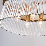 Люстра подвесная овальная со стеклянными трубками Длина 100 см Nembus варинант исполнения - 5 | Loft Concept в Саратове