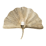 Большой Настенный Подсвечник золотой Лист Пальмы варинант исполнения - 1 | Loft Concept в Саратове