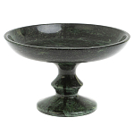 Фруктовница большая из натурального камня Змеевик Шабровский Natural Stone Fruit Bowls варинант исполнения - 1 | Loft Concept в Саратове