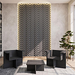 Гипсовая 3D Панель LOVE SPRUCE варинант исполнения - 1 | Loft Concept в Саратове