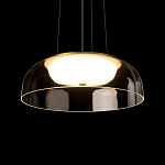 Подвесной светильник  с плоским прозрачным стеклянным плафоном Grada Light варинант исполнения - 8 | Loft Concept в Саратове